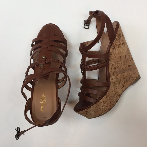 NWT Charlotte Russe Larissa Wedges Size 8 - Picture 3 of 7